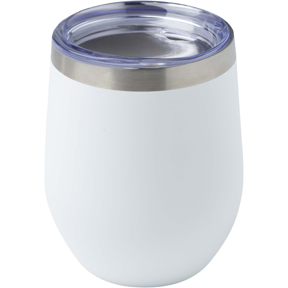 Logo trade promotional items image of: Corzo 350 ml RCS certified recycled stainless steel copper vacuum insulated cup