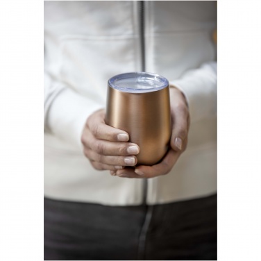 Logotrade promotional merchandise image of: Corzo 350 ml RCS certified recycled stainless steel copper vacuum insulated cup