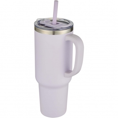 Logo trade promotional merchandise image of: Sydney 1200 ml copper vacuum insulated tumbler with straw