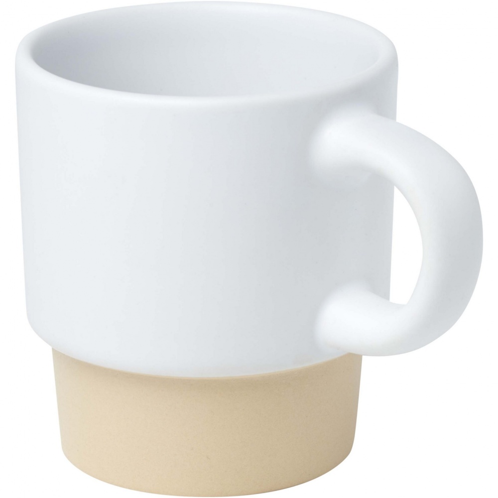 Logo trade promotional merchandise picture of: Olympia 130 ml stackable expresso cup with clay bottom