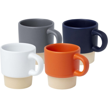 Logotrade business gift image of: Olympia 130 ml stackable expresso cup with clay bottom