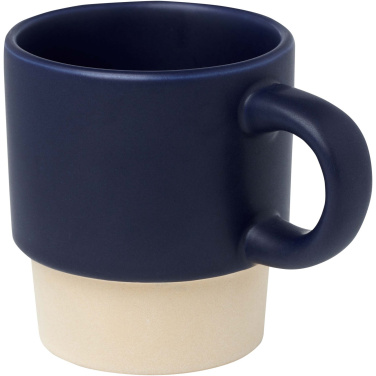 Logo trade business gifts image of: Olympia 130 ml stackable expresso cup with clay bottom