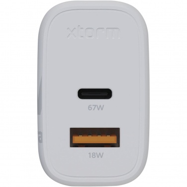 Logotrade promotional product picture of: Xtorm XEC067 GaN² Ultra 67W wall charger