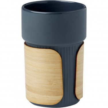 Logo trade promotional gifts image of: Tumbler Fika 340 ml with bamboo sleeve