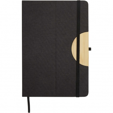 Logo trade corporate gifts picture of: Laura A5 hard cover notebook and ballpoint pen gift set