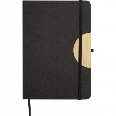 Logo trade promotional giveaway photo of: Carmen A5 hard cover notebook and ballpoint pen gift set