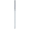 Blanca recycled aluminium ballpoint pen, White