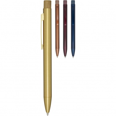 Logo trade promotional merchandise image of: Beatriz recycled brass ballpoint pen