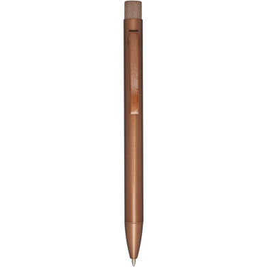 Logo trade promotional giveaways picture of: Beatriz recycled brass ballpoint pen