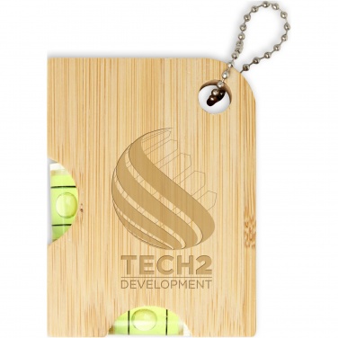 Logo trade promotional merchandise image of: Levo bamboo bottle opener with level 