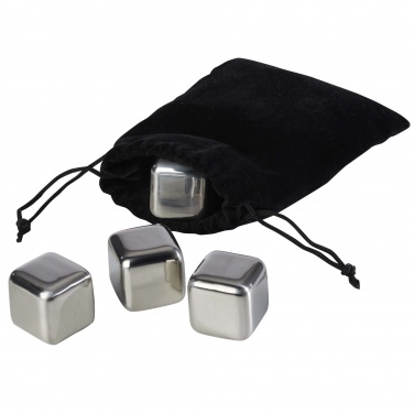 Logo trade promotional items picture of: Froz stainless steel ice cubes set