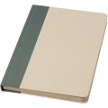 Liliana A5 sugar cane plastic hard cover notebook, Heather green