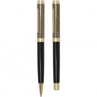 Logo trade promotional giveaways picture of: Legato ballpoint and rollerball pen set