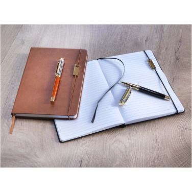 Logotrade promotional products photo of: Legato A5 notebook and rollerball pen set 