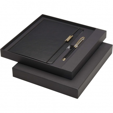 Logotrade promotional gift image of: Legato A5 notebook and rollerball pen set 