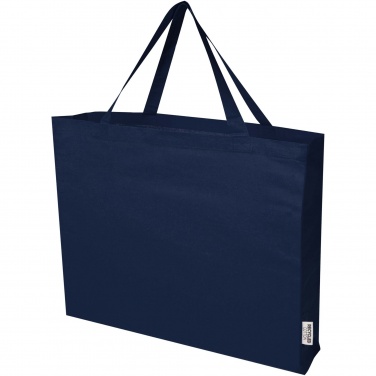 Logotrade promotional gift image of: Odessa 220 g/m² GRS recycled cotton large tote bag