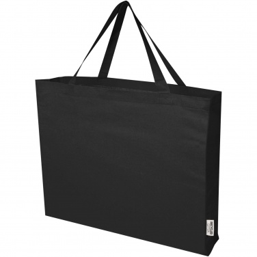 Logotrade business gift image of: Odessa 220 g/m² GRS recycled cotton large tote bag