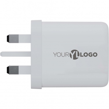 Logo trade corporate gift photo of: Xtorm XEC067G GaN² Ultra 67W wall charger - UK plug