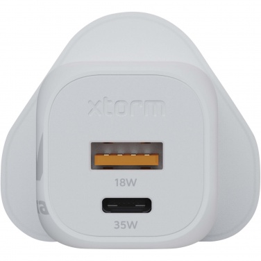 Logotrade business gift image of: Xtorm XEC035 GaN² Ultra 35W wall charger - UK plug