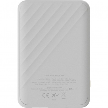 Logo trade corporate gifts image of: Xtorm XG205 Go2 12W 5.000 mAh fast charge power bank 