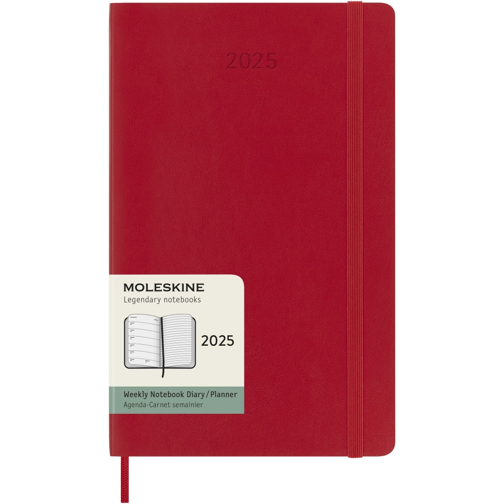 Logotrade advertising product image of: Moleskine soft cover 12 month weekly L planner