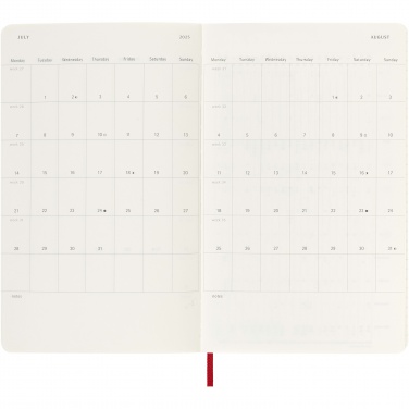 Logo trade promotional merchandise image of: Moleskine soft cover 12 month weekly L planner