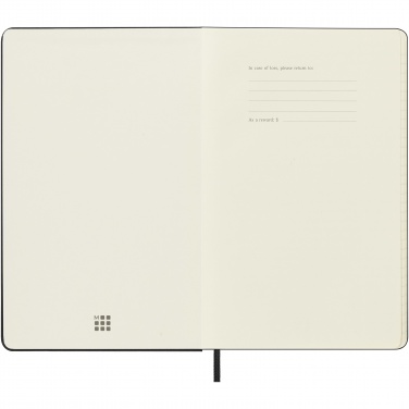 Logotrade promotional giveaway picture of: Moleskine horizontal hard cover 12 month L weekly planner