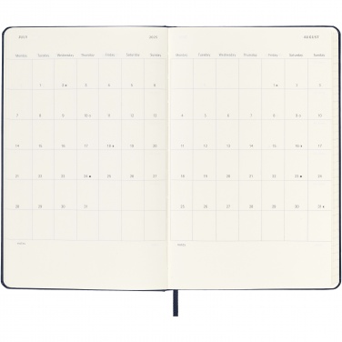 Logotrade promotional giveaway picture of: Moleskine horizontal hard cover 12 month L weekly planner