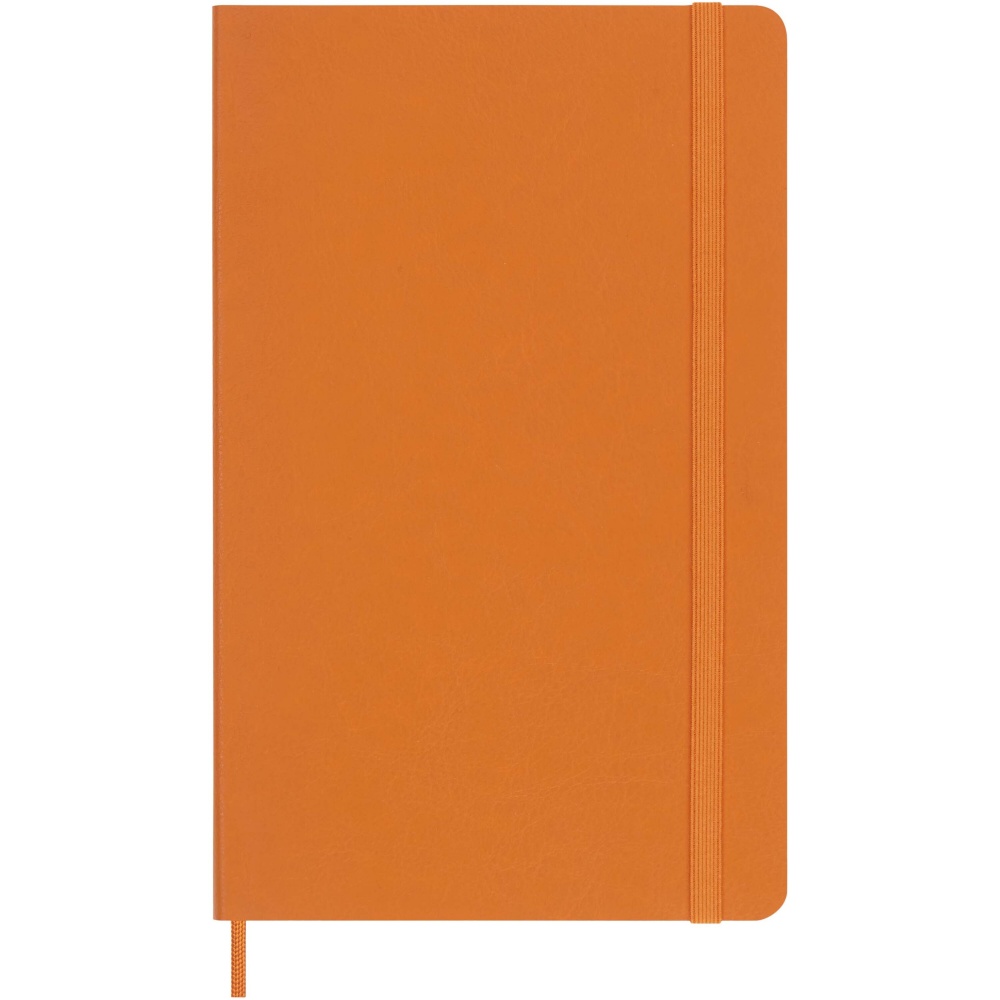 Logo trade promotional merchandise photo of: Moleskine 100% VEGEA® Capri L soft cover notebook - ruled