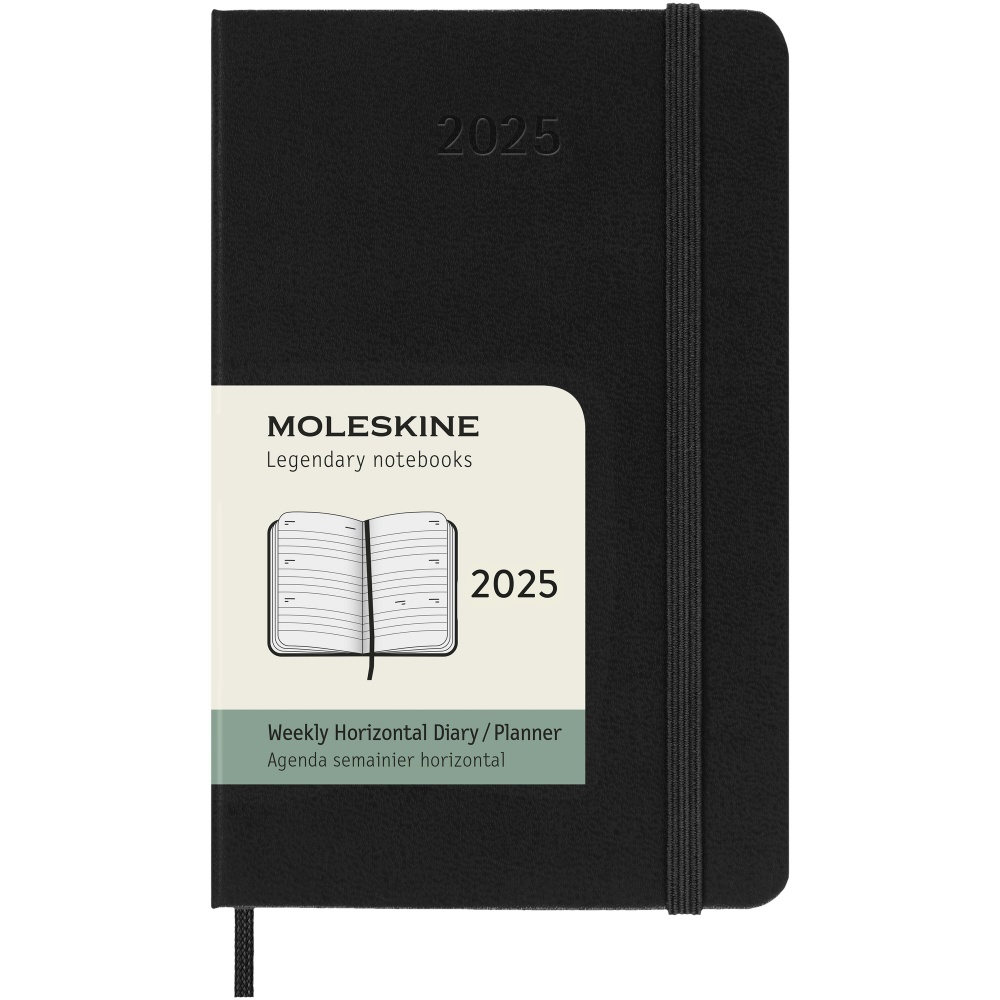 Logotrade promotional item picture of: Moleskine horizontal hard cover 12 month PK weekly planner