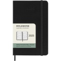 Moleskine horizontal hard cover 12 month PK weekly planner, Solid black