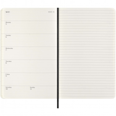 Logotrade promotional giveaway image of: Moleskine 100% VEGEA® Boa 12M L weekly soft cover planner