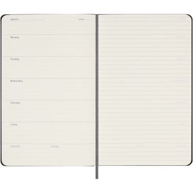 Logotrade promotional merchandise photo of: Moleskine hard cover undated L weekly planner