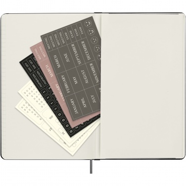 Logo trade promotional gift photo of: Moleskine hard cover undated L weekly planner