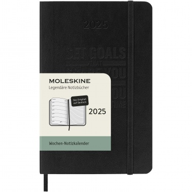 Logotrade promotional merchandise image of: Moleskine soft cover 12 month weekly PK planner - German