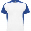 Bugatti short sleeve kids sports t-shirt, White / Royal blue