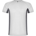 Shanghai short sleeve men's sports t-shirt, White / Dark Lead