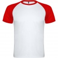 Indianapolis short sleeve unisex sports t-shirt, White / Red