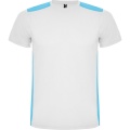 Detroit short sleeve unisex sports t-shirt, White / Turquois