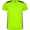 Detroit short sleeve unisex sports t-shirt, Lime / Solid black