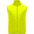 Jannu unisex lightweight running bodywarmer, Fluor Yellow