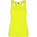 Shura women's sports vest, Fluor Yellow