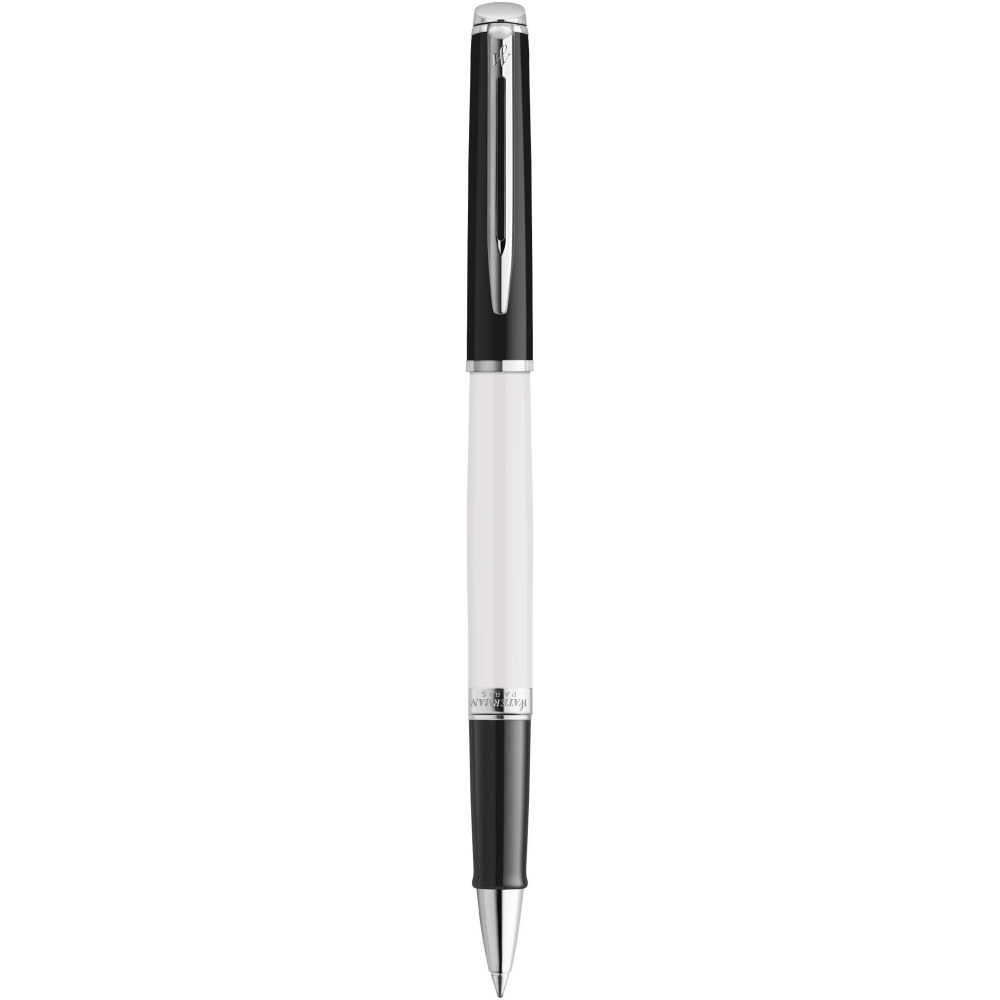 Logo trade promotional products picture of: Hemisphere colour blocking rollerball pen with palladium trim