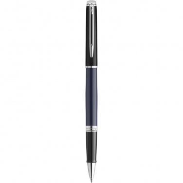 Logotrade business gifts photo of: Hemisphere colour blocking rollerball pen with palladium trim