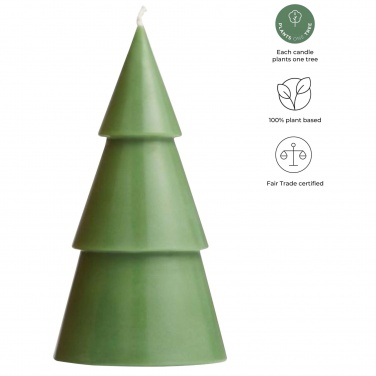 Logo trade advertising products picture of: Originalhome Xmas tree candle - L