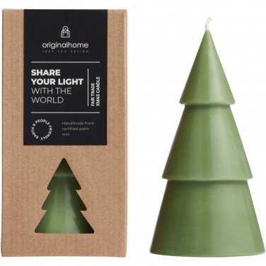 Logo trade business gift photo of: Originalhome Xmas tree candle - L