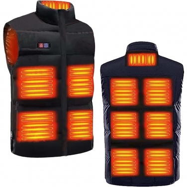 Logo trade promotional giveaways image of: SCX.design G01 heated bodywarmer with power bank