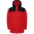 Tallin kids insulated jacket, Red / Solid black