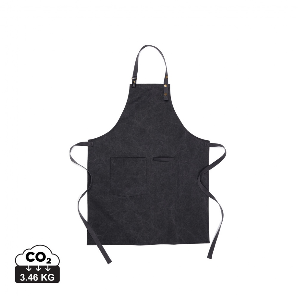 Logo trade corporate gifts image of: VINGA Tome GRS recycled canvas Apron