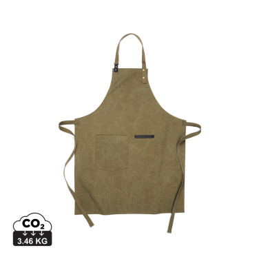 Logo trade promotional merchandise image of: VINGA Tome GRS recycled canvas Apron